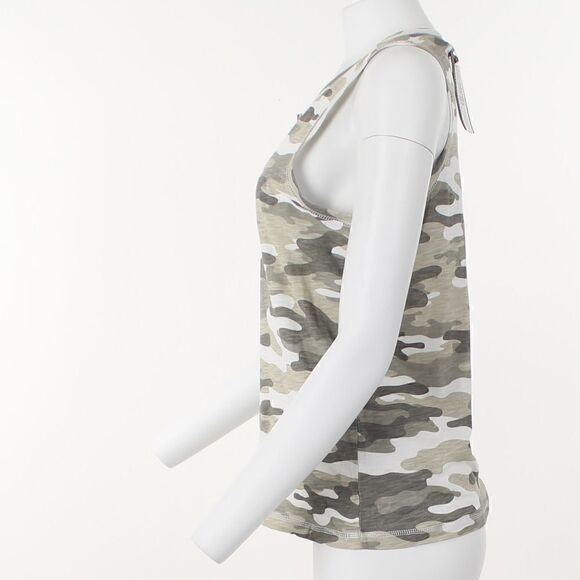 Chaser Crewneck Camo-Print Sleeveless Top - Picture 3 of 5